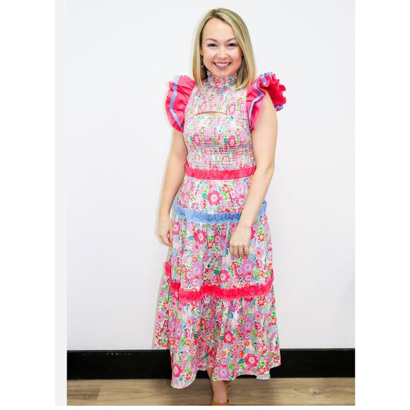 Alden Adair Dresses & Skirts - NWT Alden Adair Stella Dress - Happy Daze Sz XL Sold in high end boutiques.
